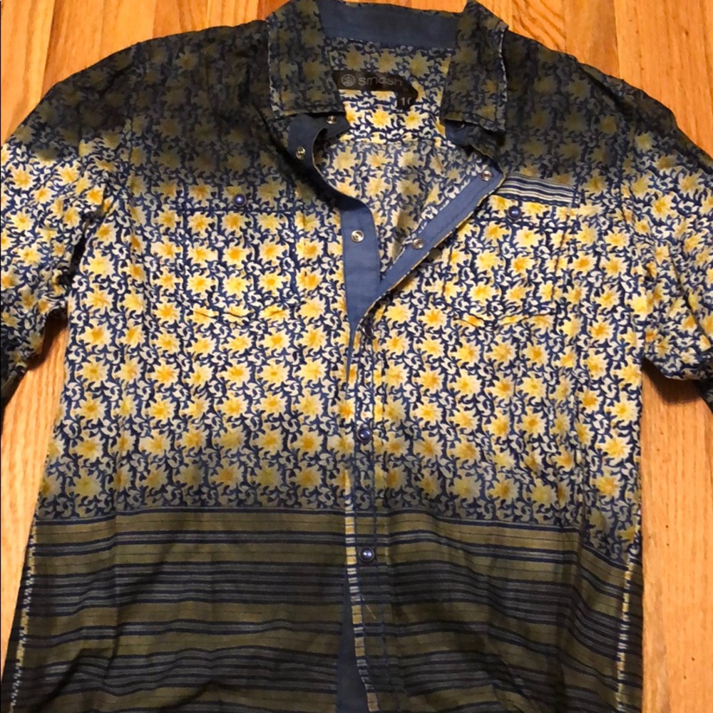 Smash button down shirt